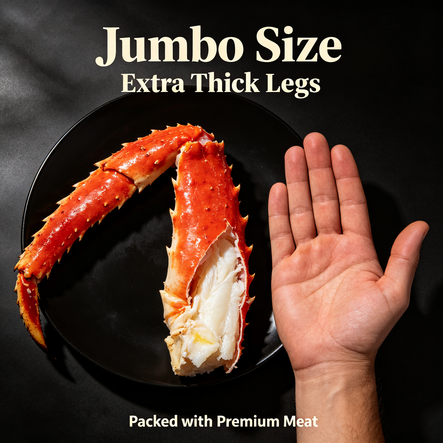 Jumbo Alaskan King Crab Legs | Thick, Sweet & Succulent Meat