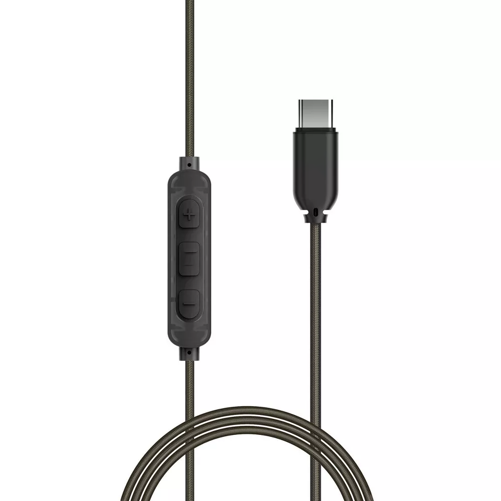 USB‑C Sports Wired Earbuds With Shaped Earhooks and Rich Layered Sound Quality
