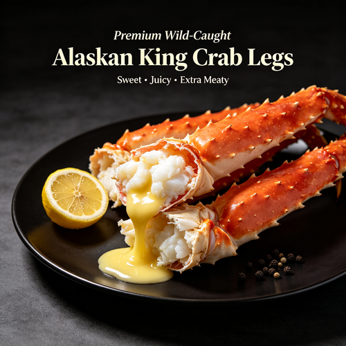 Jumbo Alaskan King Crab Legs | Thick, Sweet & Succulent Meat